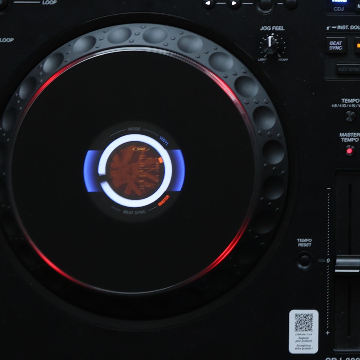 CDJ-3000 jog wheel